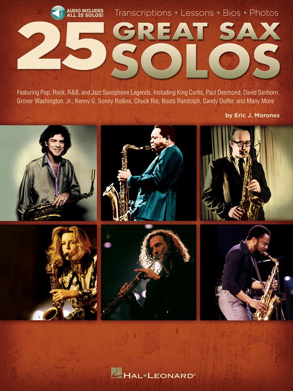 25 Great Sax Solos Alto/Tenor Sax Bk/Ola