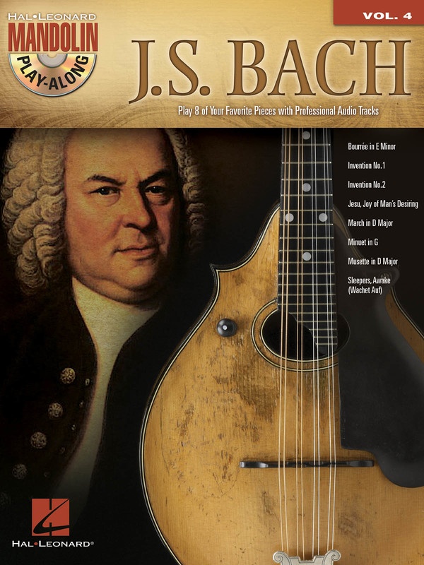 Js Bach Mandolin Play Along Bk/CD V4