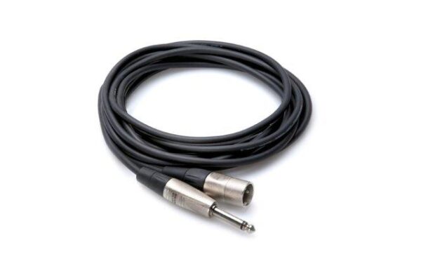 Hosa Pro HPX015 Pro Unbalanced Interconnect Rean 1/4 in TS to XLR3M 15 Ft / 4.5M