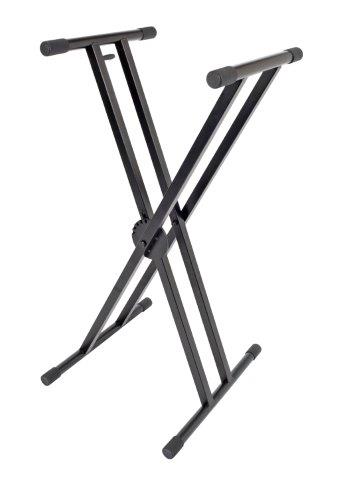 Keyboard Stand Double Braced X-Style