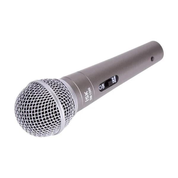 Isk Dm-1500 Live Vocal Karaoke Microphone with on/Off Switch