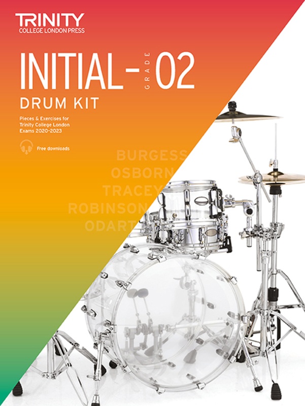 Trinity Drum Kit Exam Pieces 2020-23 Initial-Gr 2