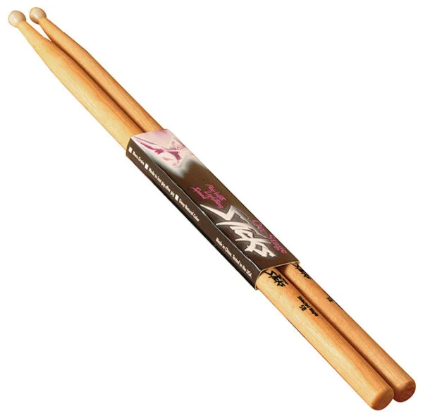 On Stage Hickory Wood with Nylon Tip 5B Drum Sti
