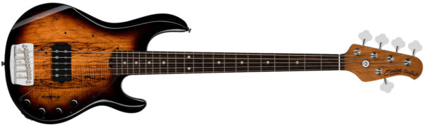 Stingray Ray 35 • Spalted Maple Top • 3-TONE Sunburst • Rosewood F/B