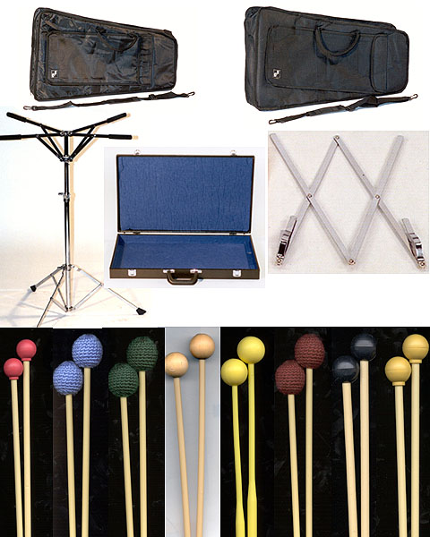 330Mm Glockenspiel Mallet Hard Rubber Pair