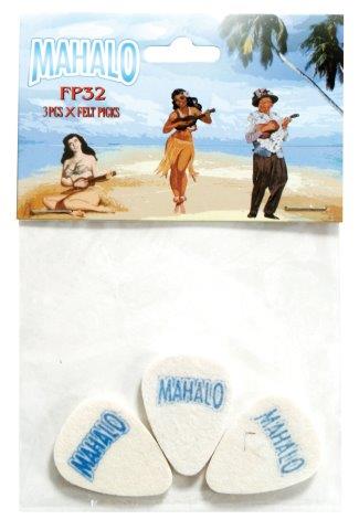 3.2Mm Felt Ukulele Picks Each Was Ku60