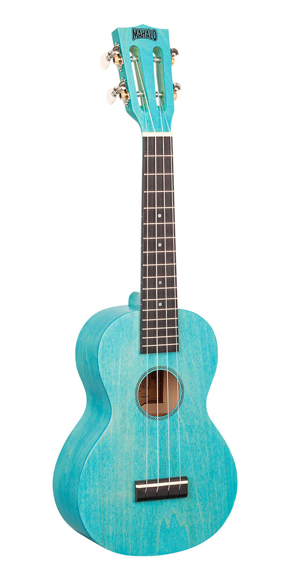 Mahalo I Series Concert Uke Aqua Blue