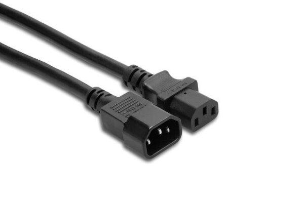 Power Extension Cord Iec C14 To Iec C13 3 Ft