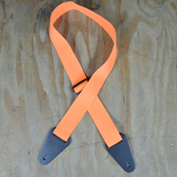 Gtr Strap Nylon Webbing Orange