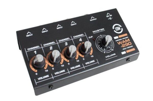 04 Ch Powered Mixer Micro