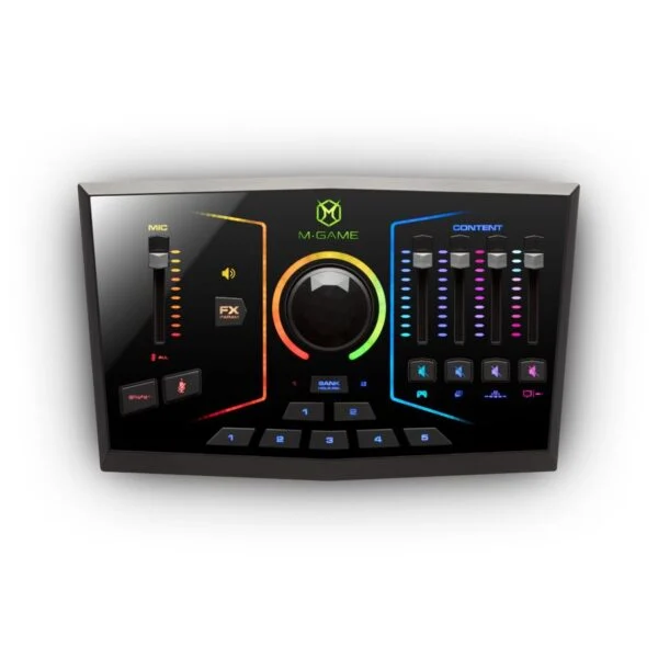 Dual M-Game Streaming Mixer and Audio Interface