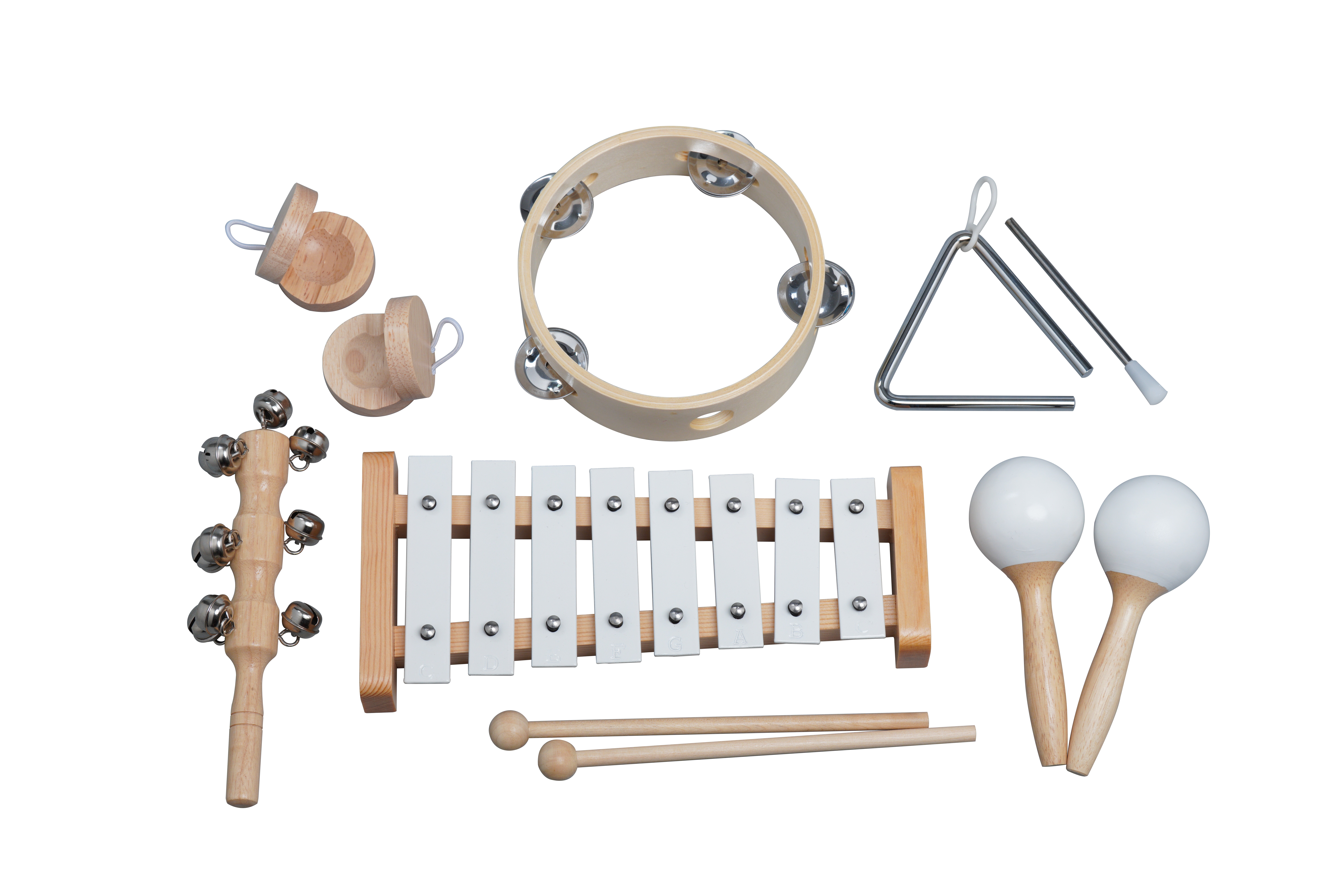 Opus Percussion 6-Piece Wooden Rhythm Set