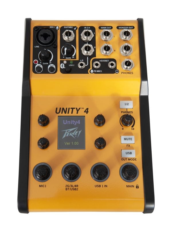 Peavey Unity Digital 4CH Mixer with USB C Audio Input