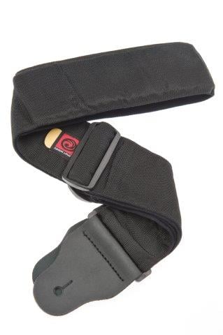 03 Inch Guitar Strap Tubular W/Internal Padding Bla