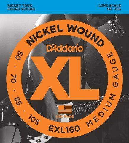 Bass Guitar String Set 50/105 N-R/W Reg Long