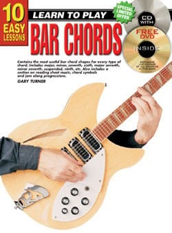 10 Easy Lessons Learn to Play Bar Chords Book/CD/DVD