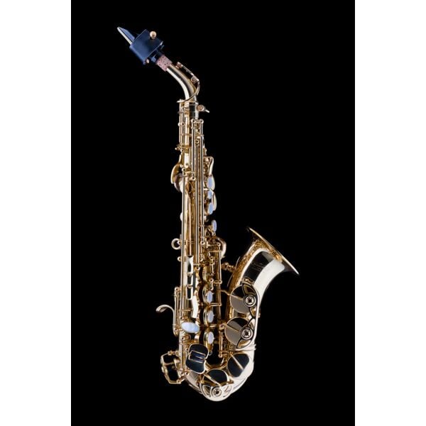 Schagerl Superior 1L Curved Bb Soprano Sax - Lacq
