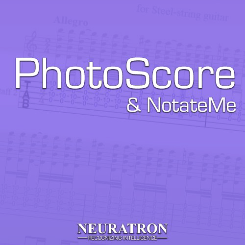 Photoscore & Notateme Ultimate and Audioscore Ultimate